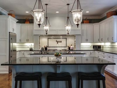 Maple Arctic Kitchen Islands Cabinet Installation